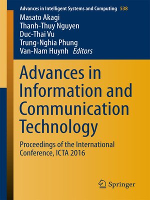 cover image of Advances in Information and Communication Technology
